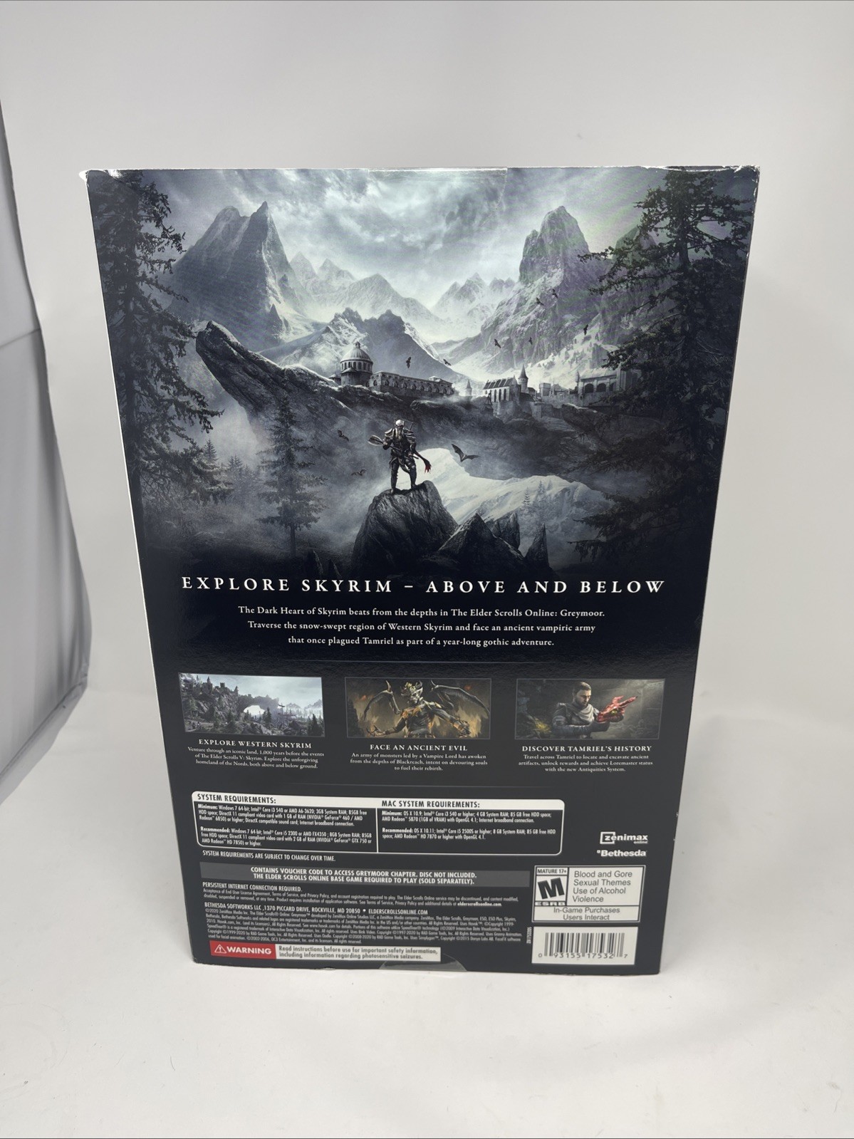 The Elder Scrolls Online: Greymoor Physical Collector’s Edition Upgrade