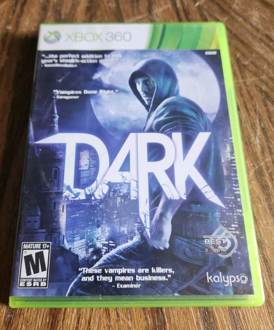 Dark (Microsoft Xbox 360, 2013) Kalypso Altus CIB Complete DISC IS EXCELLENT