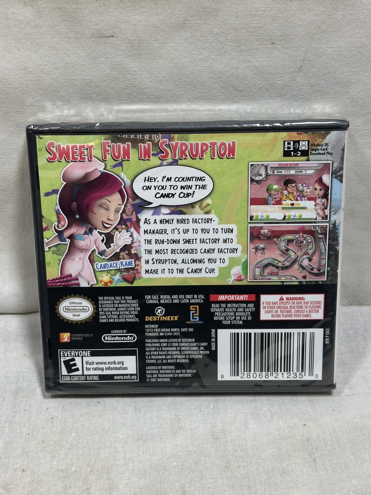 Candace Kane’s Candy Factory (Nintendo DS, 2008) New Factory Sealed