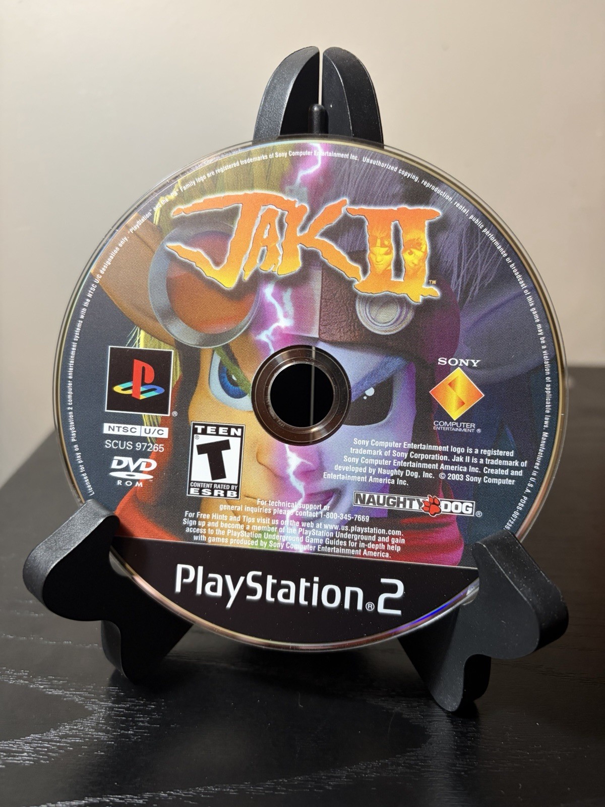 Jak II Sony PS2 PlayStation 2 Authentic Tested & Working