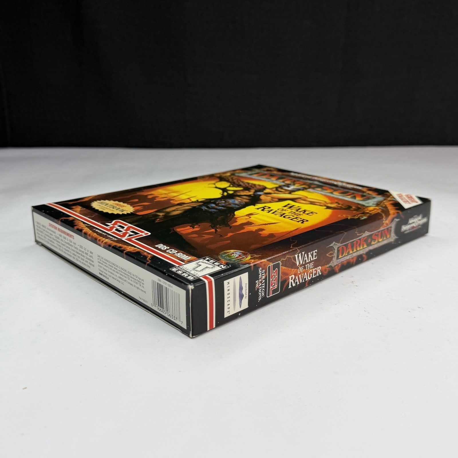 Dungeons & Dragons 2nd Edition Dark Sun Wake of the Ravager PC CD – INCOMPLETE