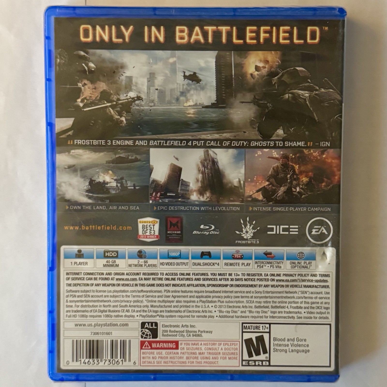 Battlefield 4 – Sony PlayStation 4 *NEW SEALED