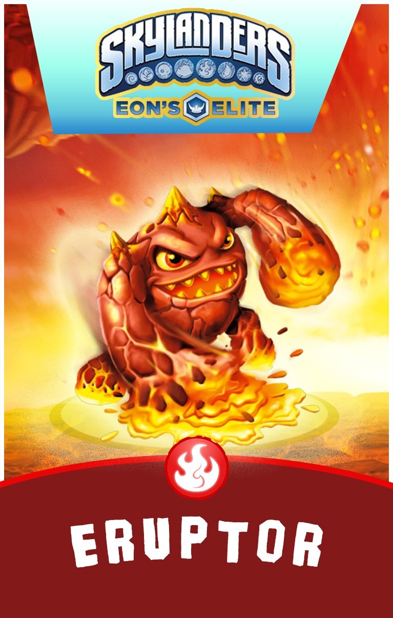 Skylanders Eon’s Elite Eruptor NFC Card FREE SHIPPING