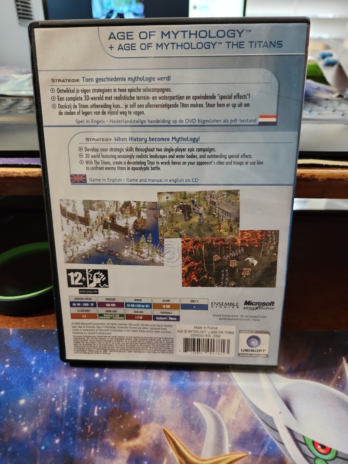 Age of Mythology Gold Edition + Add On (DVD-ROM, 2003) Ubisoft Exclusive