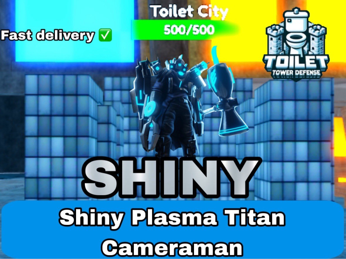 SHINY PLASMA TITAN CAMERAMAN – TOILET TOWER DEFENSE – TTD UNIT