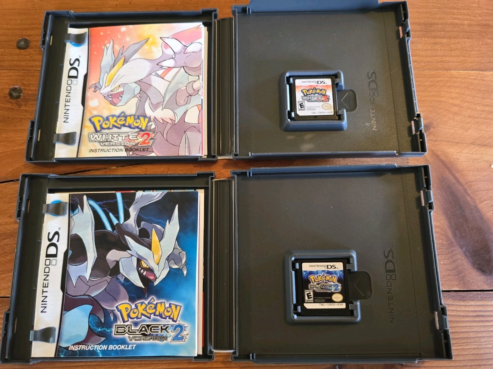 Pokemon Black 2 & White Version 2 CIB 100% Complete Nintendo Authentic Genuine