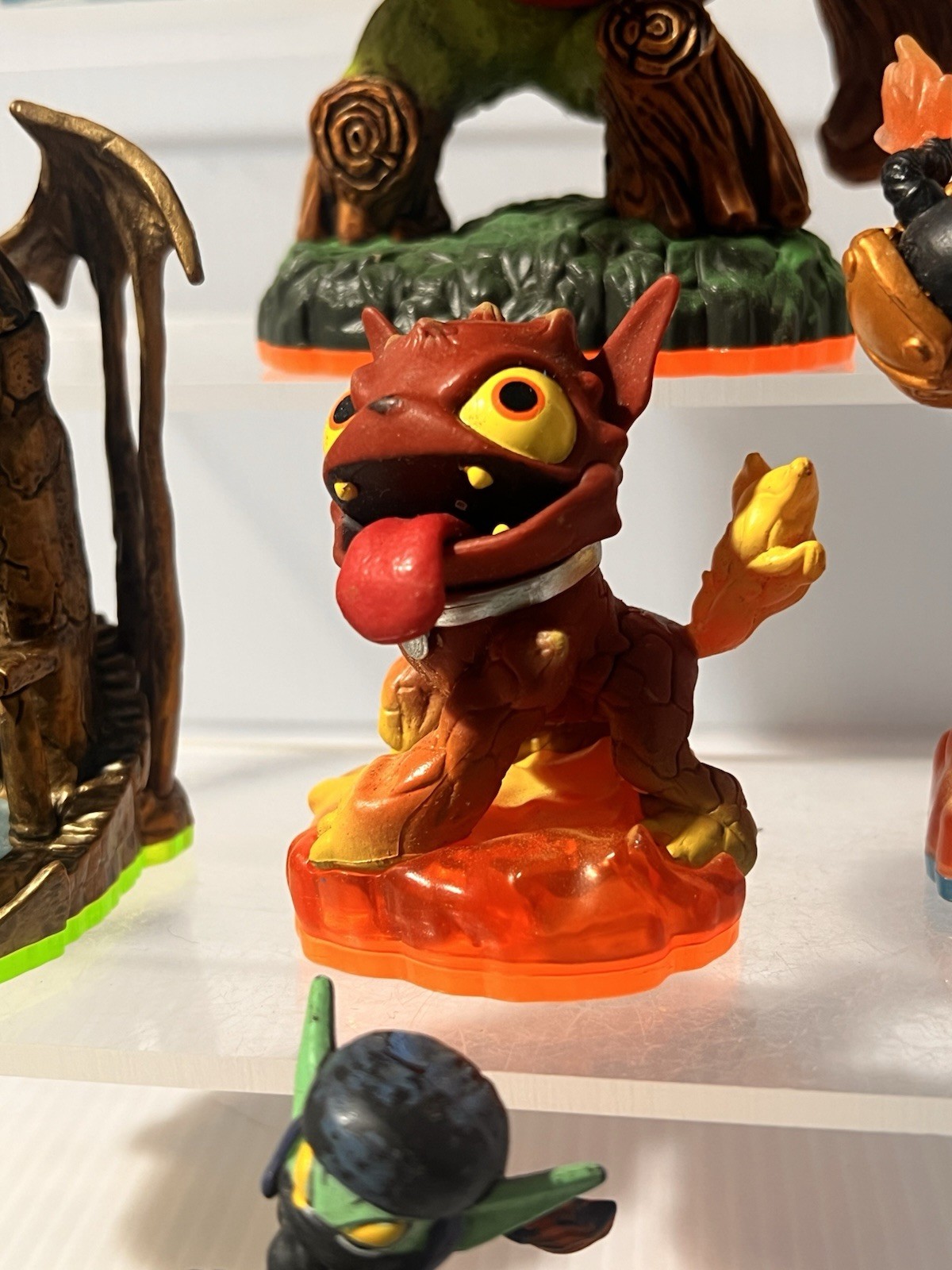 Lot Of 7 Skylanders Giants Tree Rex Giant Character Figure Hot Dog Lava Barf