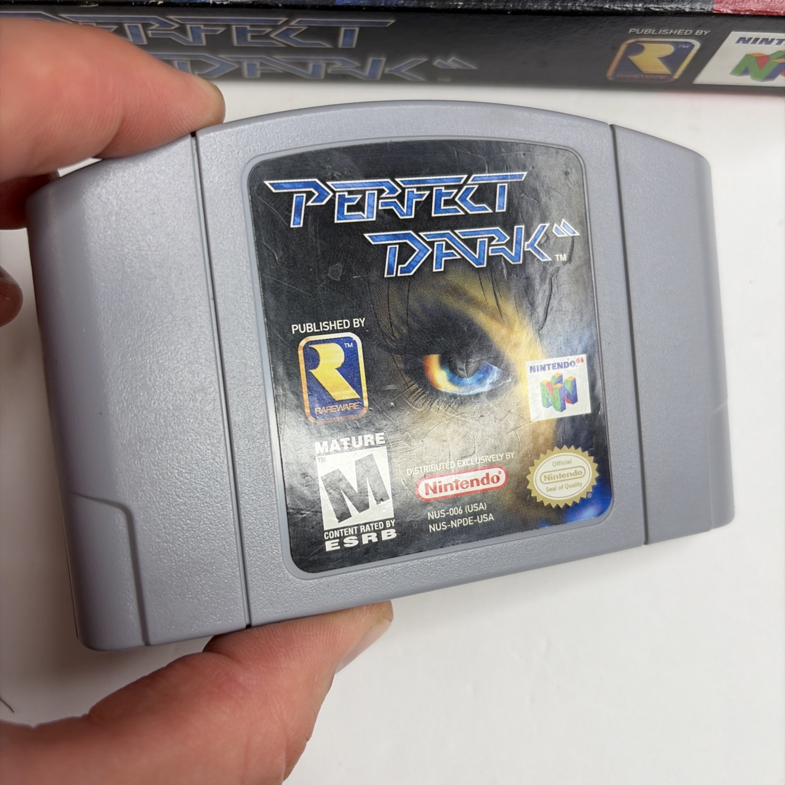 Perfect Dark N64 Nintendo 64 In Original Box Authentic! Good Condition!