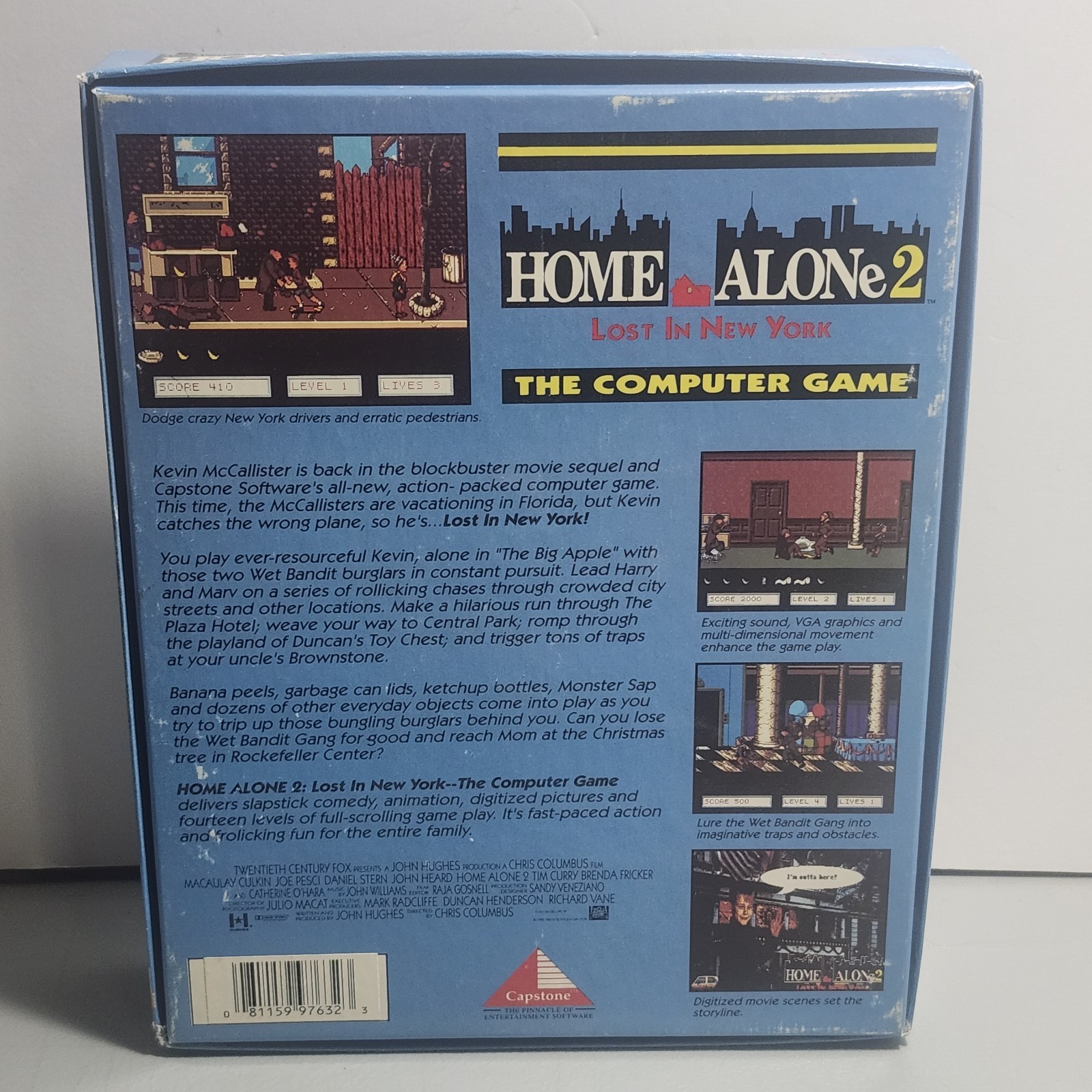 Home Alone 2 Lost in New York (IBM PC 3.5″ US) Action *Capstone Big Box complete