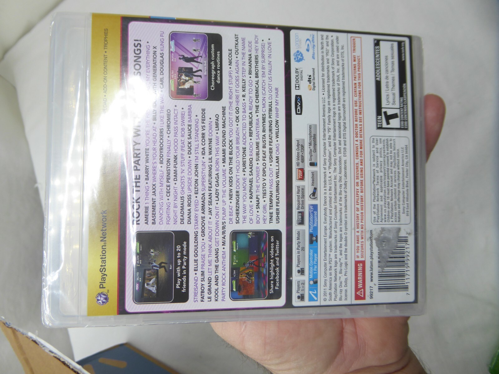 Everybody Dance Favoritos (Sony PlayStation 3, 2011) New never opened