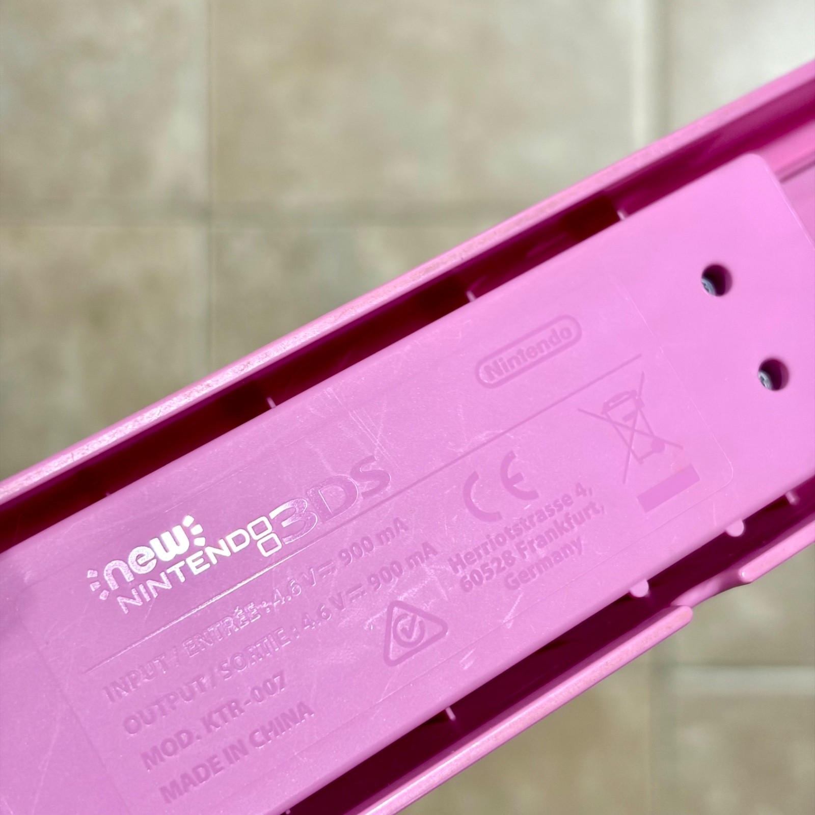Official NEW Nintendo 3DS Charging Stand Cradle Pink OEM Japan CTR-007 Open Box