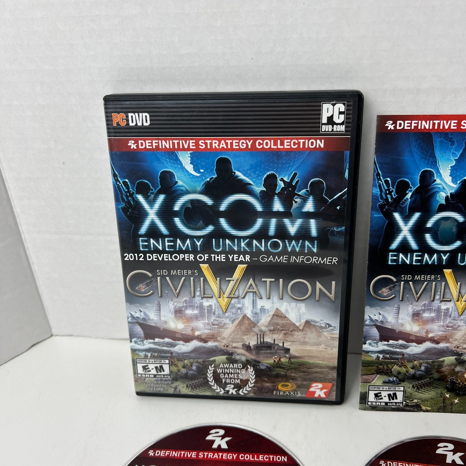 XCOM Enemy Unknown Sid Meier Civilization PC DVD Video Game Complete With Key