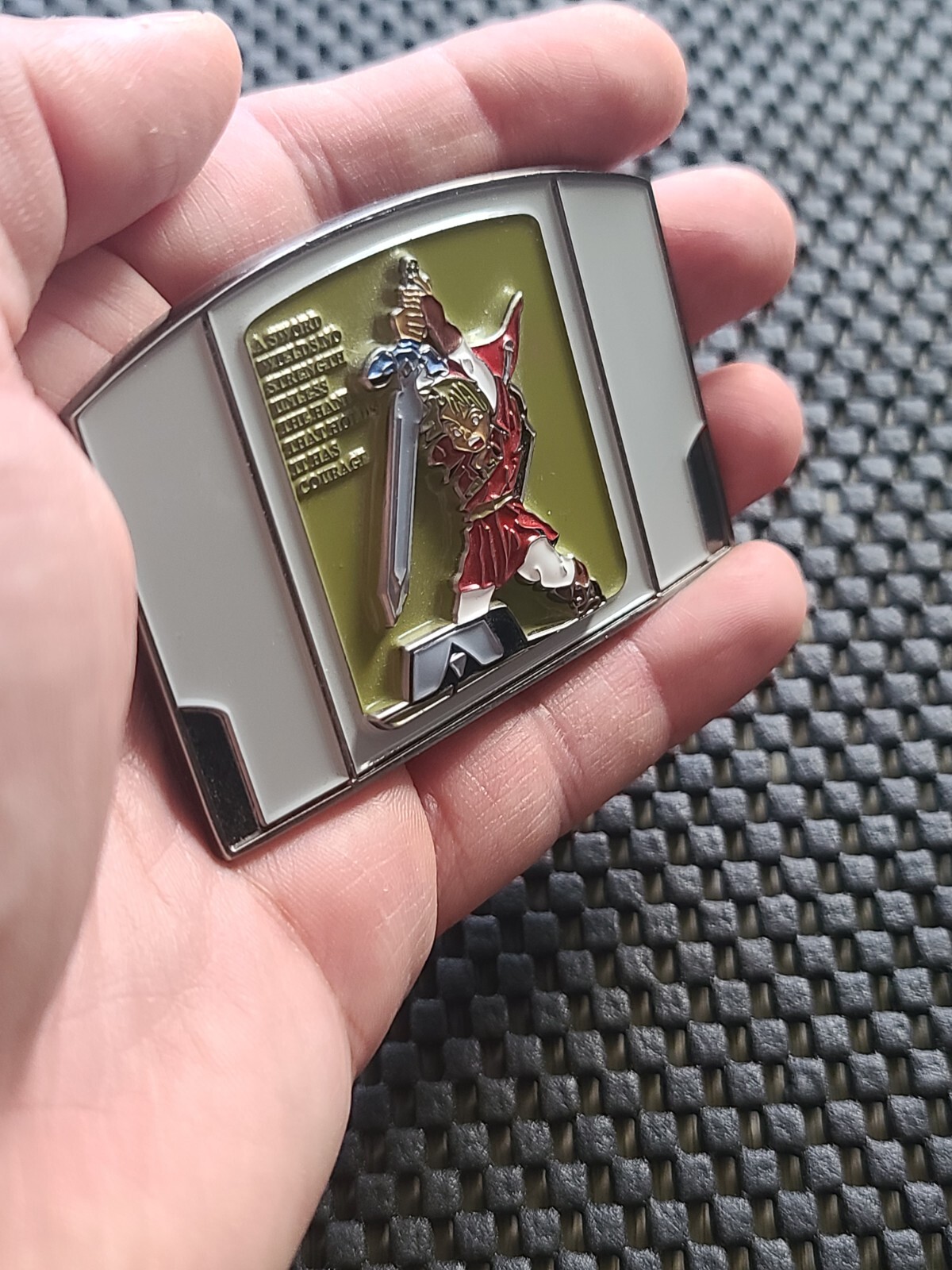 Legend of Zelda Ocarina of Time Challenge Coin Medal Nintendo 64 Promo US NAVY R