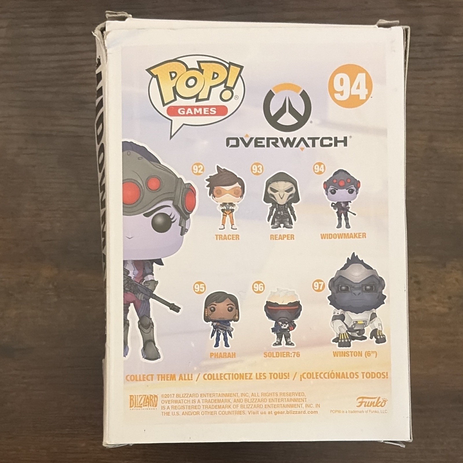 Funko Pop! Games Overwatch Widowmaker 94 Lootcrate Exclusive Vinyl Figure