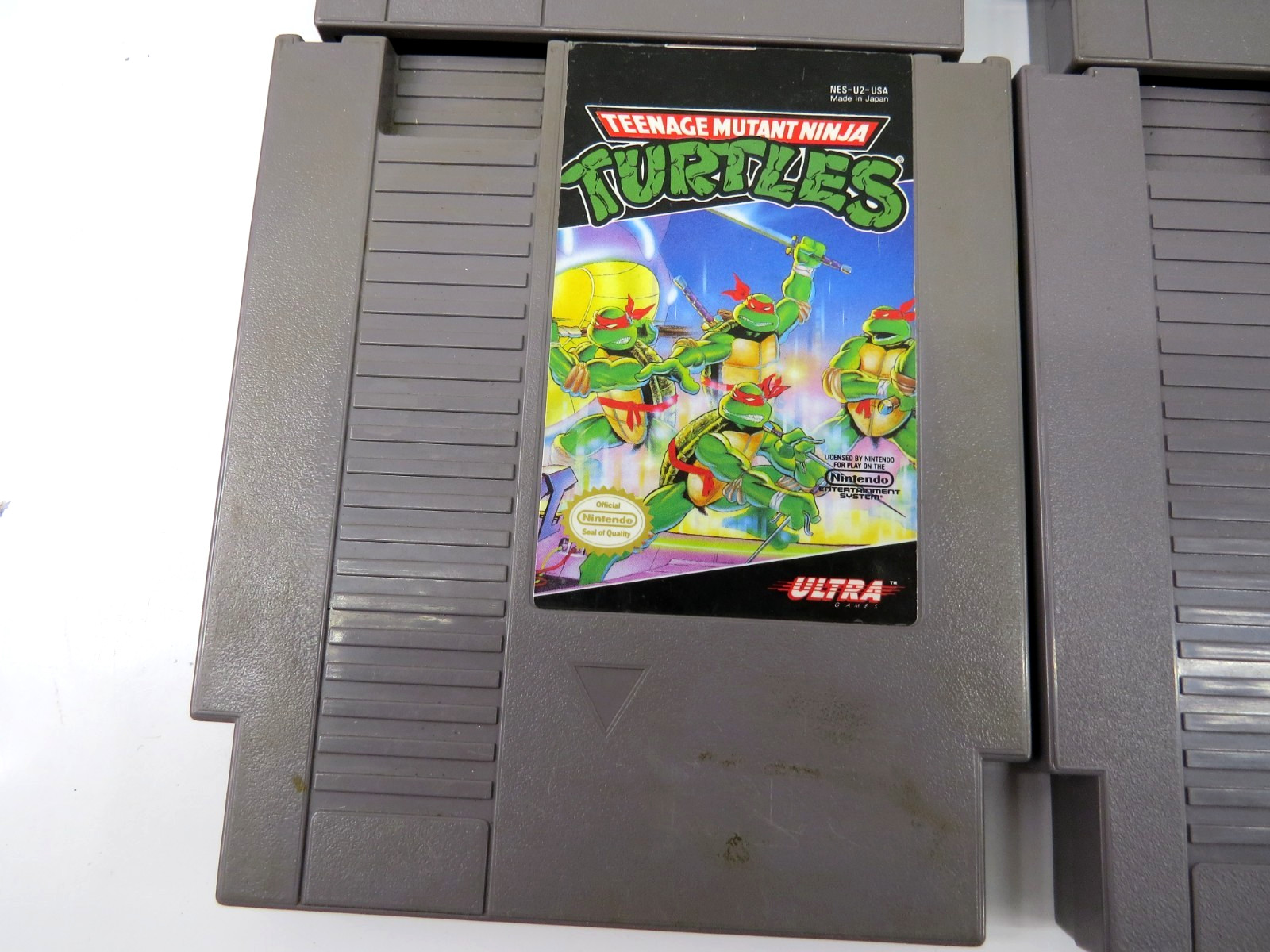 Lot Of 4 Nintendo NES Game Carts Kung Fu, Ninja Turtles, Astyanax, RC Pro Am