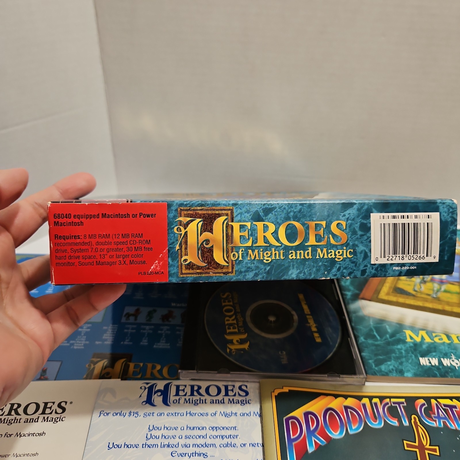 New World Computing Heroes of Might and Magic PC Big Box 1995 Complete
