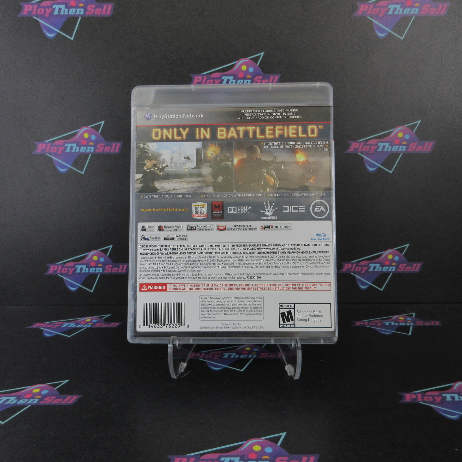 Battlefield 4 PS3 PlayStation 3 Complete – 1 Year Warranty EX Cond
