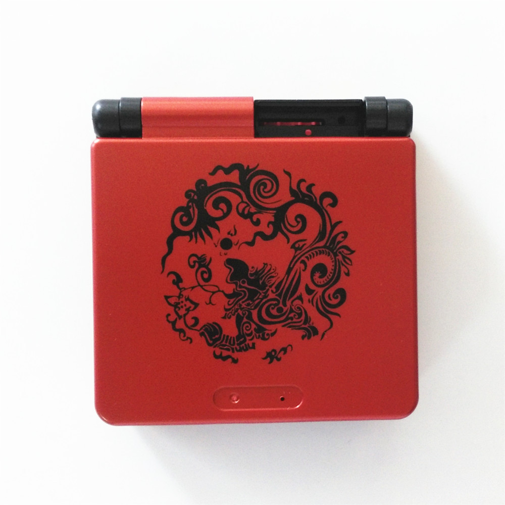 Dragon Red Purple Shell Housing For Nintendo Gameboy Advance SP GBA SP Console