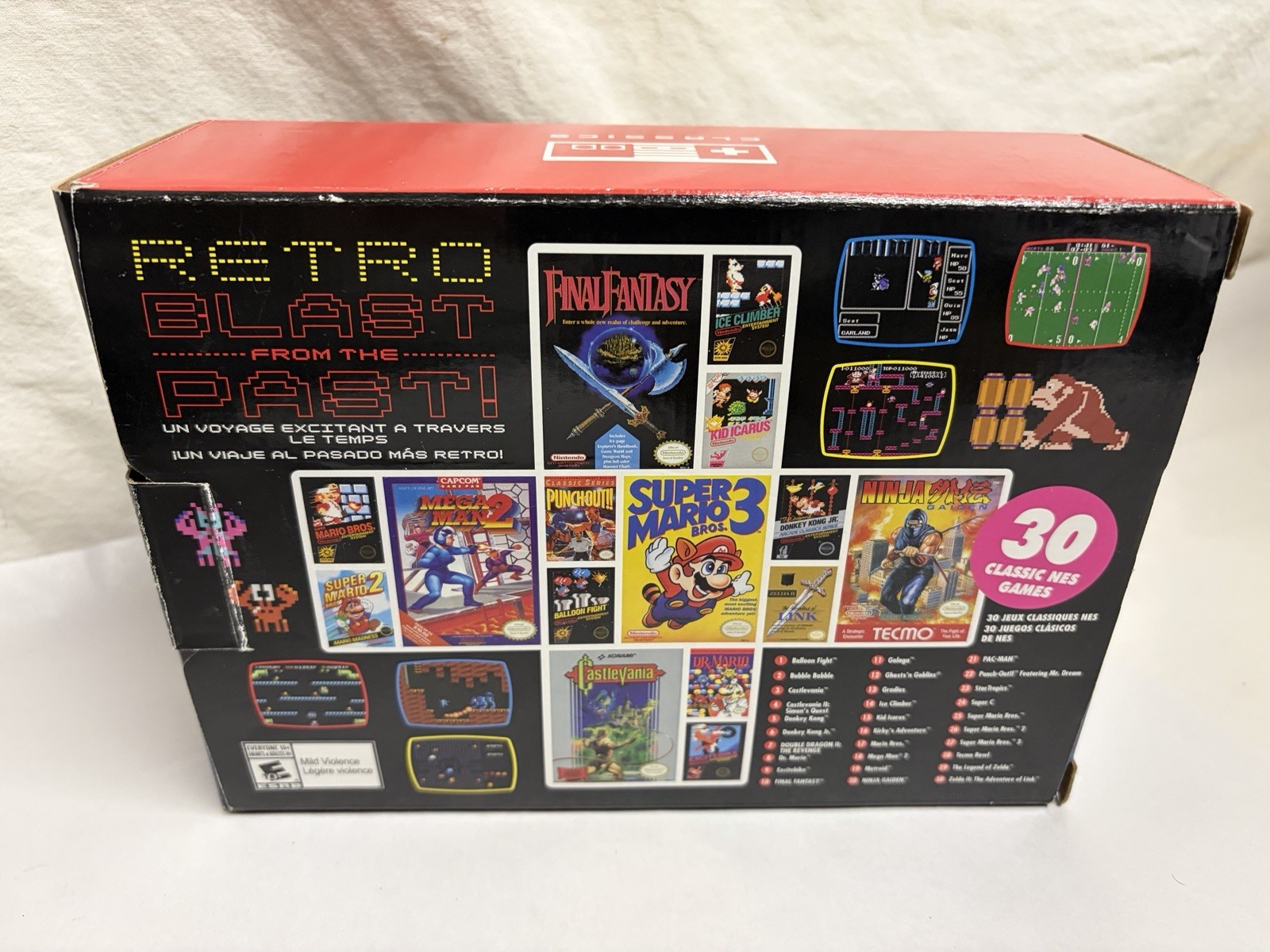 Nintendo NES Classic Edition Mini Authentic Model CLV-001 TESTED W 3 Controllers