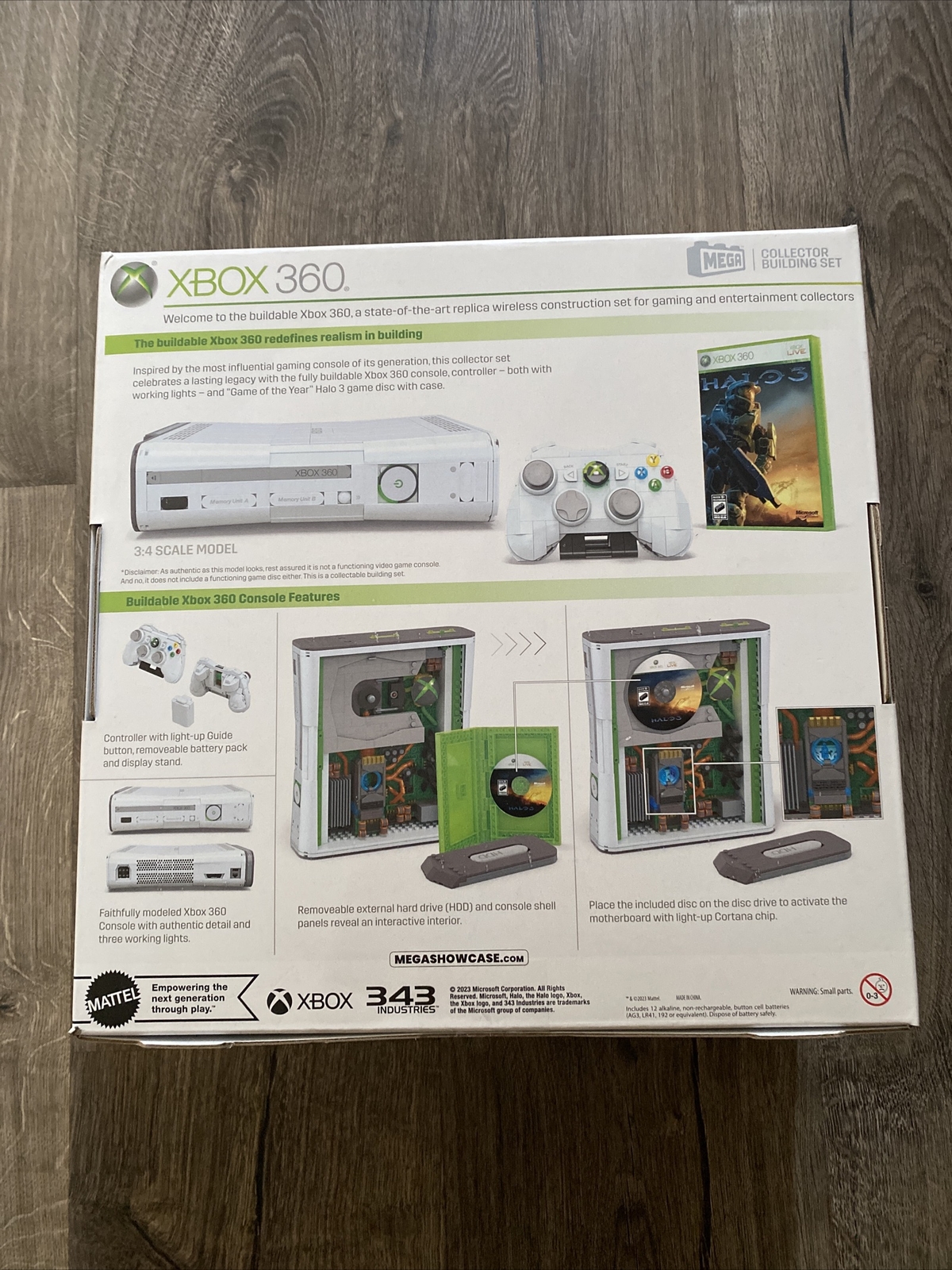 MEGA Bloks Showcase Microsoft Xbox 360 Collector Building Set *SOLD OUT PRESALE