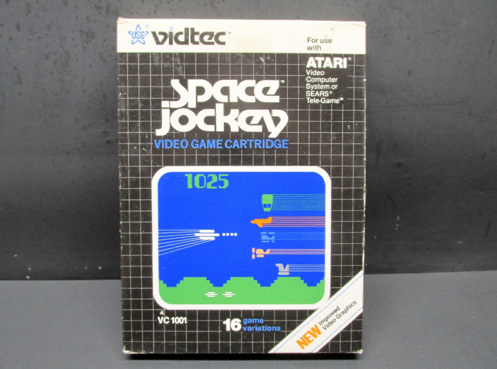 Space Jockey, Atari 2600, Vidtec / U.S. Games 1982, CIB, Tested