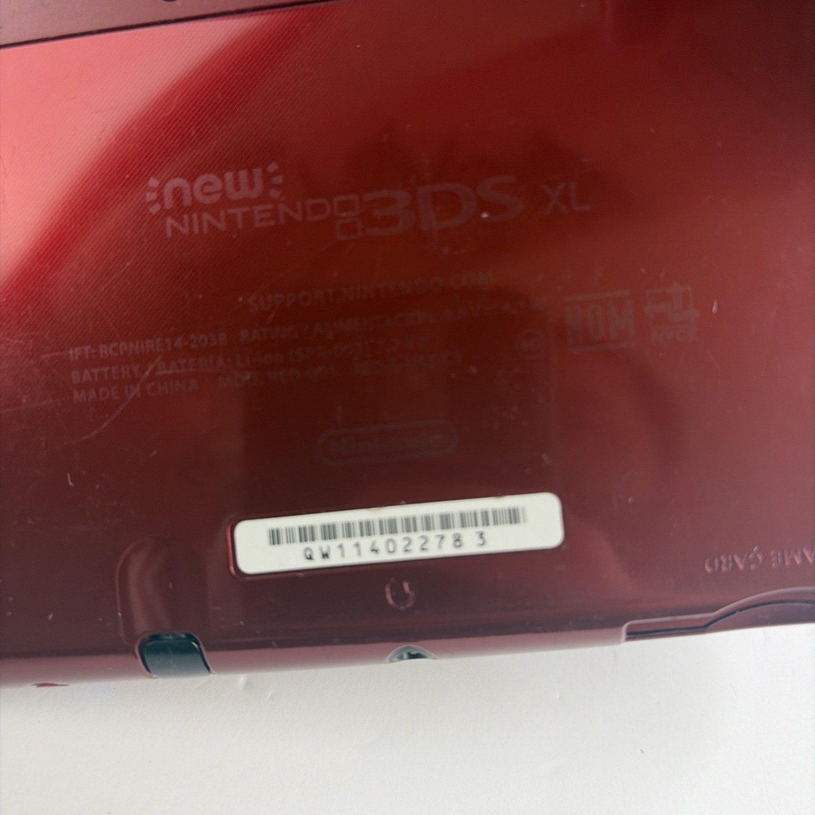 New Nintendo 3DS XL Red Console US Model – Top IPS Tested! W Charger Stylus