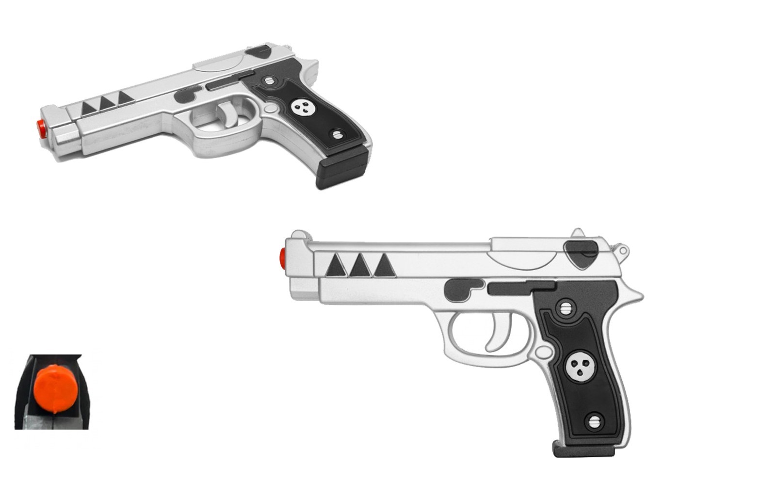 9.25” Soul Eater Death the Kid Demon Twin Pistol Replica Collectible Foam Gun