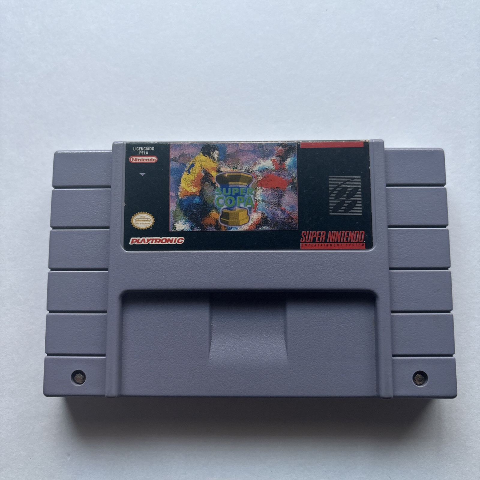 Brazil Gradiente Playtronic Super Nintendo SNES Super Copa Soccer Futbol Retro