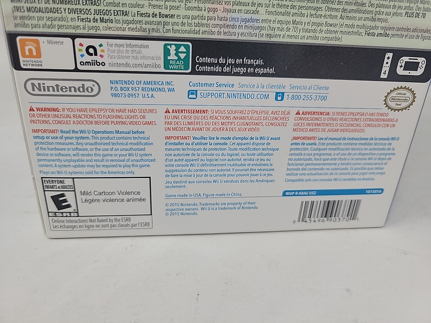 Mario Party 10 Nintendo Wii U BRAND NEW SEALED + Mario Amiibo-!