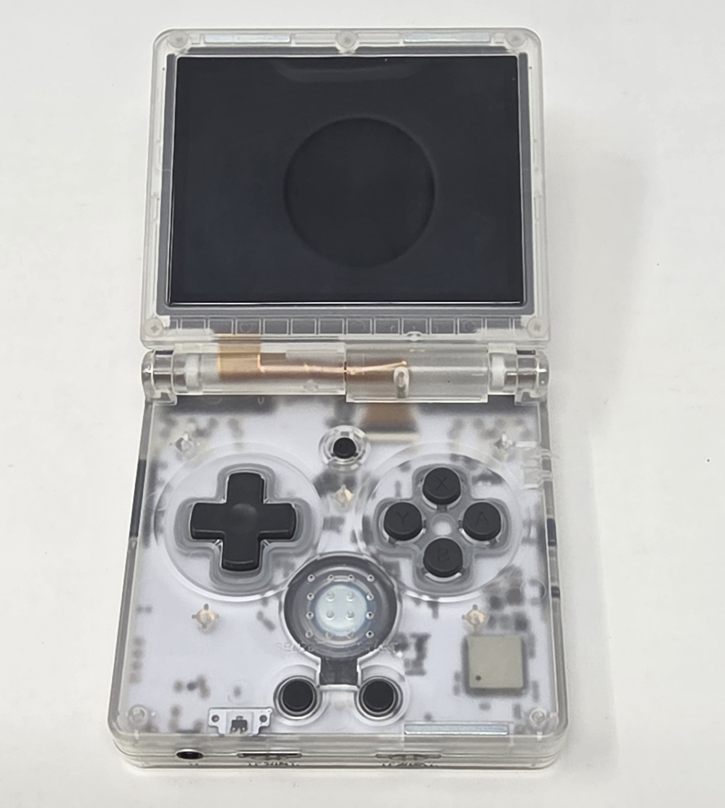 Anbernic RG 35XXSP – Clear White Linux Retro Handheld Game Console RG35XXSP 1GB