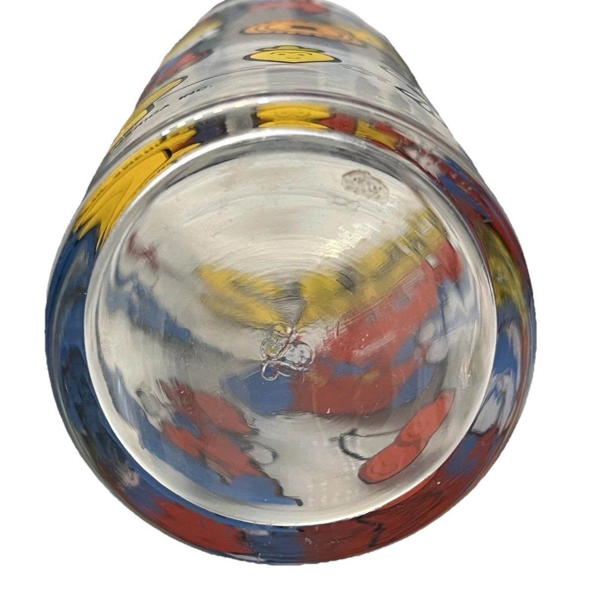 Super Mario Bros. 2 Promotional Drinking Glass Nintendo Vintage 1989 6 1/4″ Tall