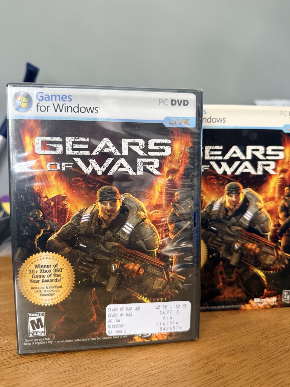 Gears of War PC 2007 SEALED with Slip Cover
