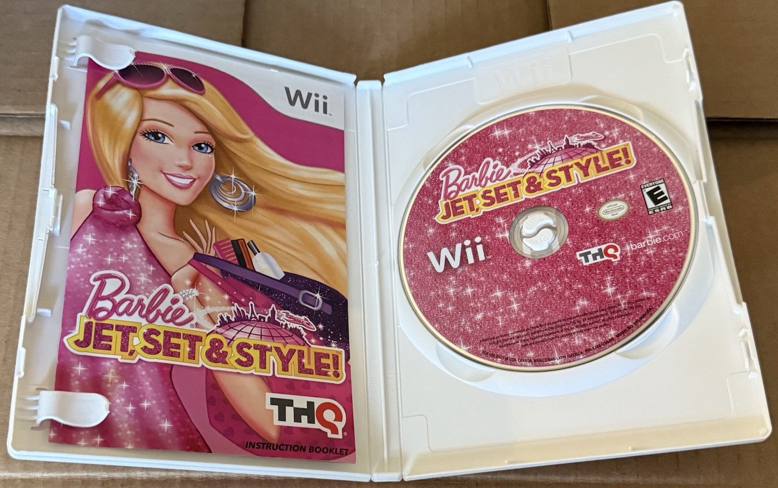 Barbie: Jet, Set & Style (Nintendo Wii, 2011) Complete, CIB – Tested