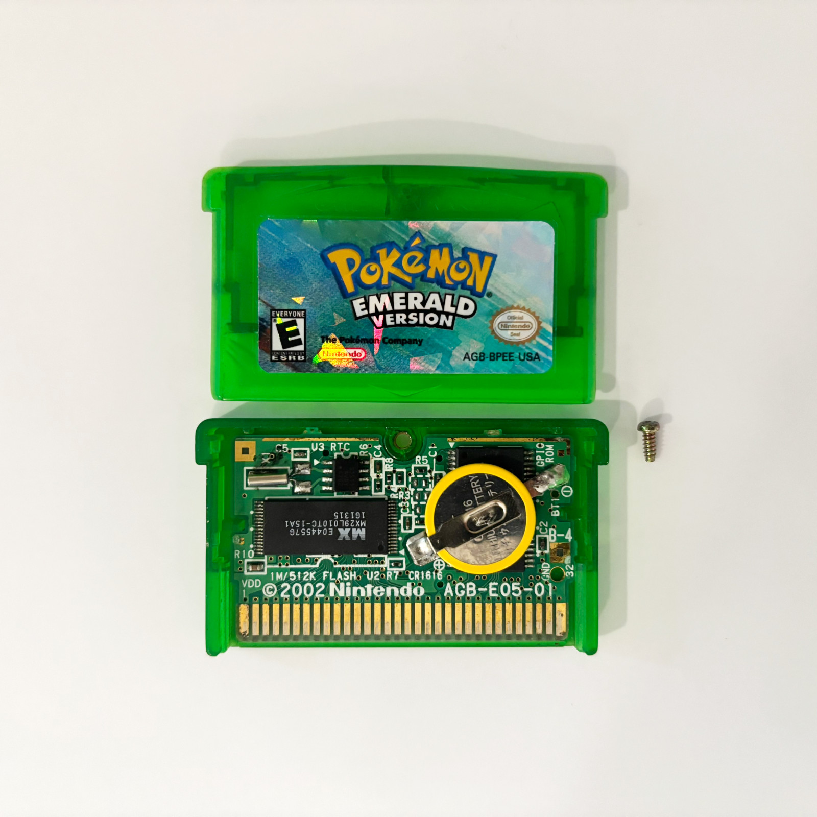No Game-Pokemon Emerald Custom Save Completed Shiny Living Dex + Mystery Events