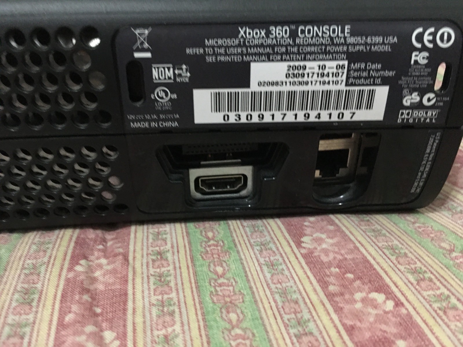Microsoft Xbox 360 pro Console (read description)