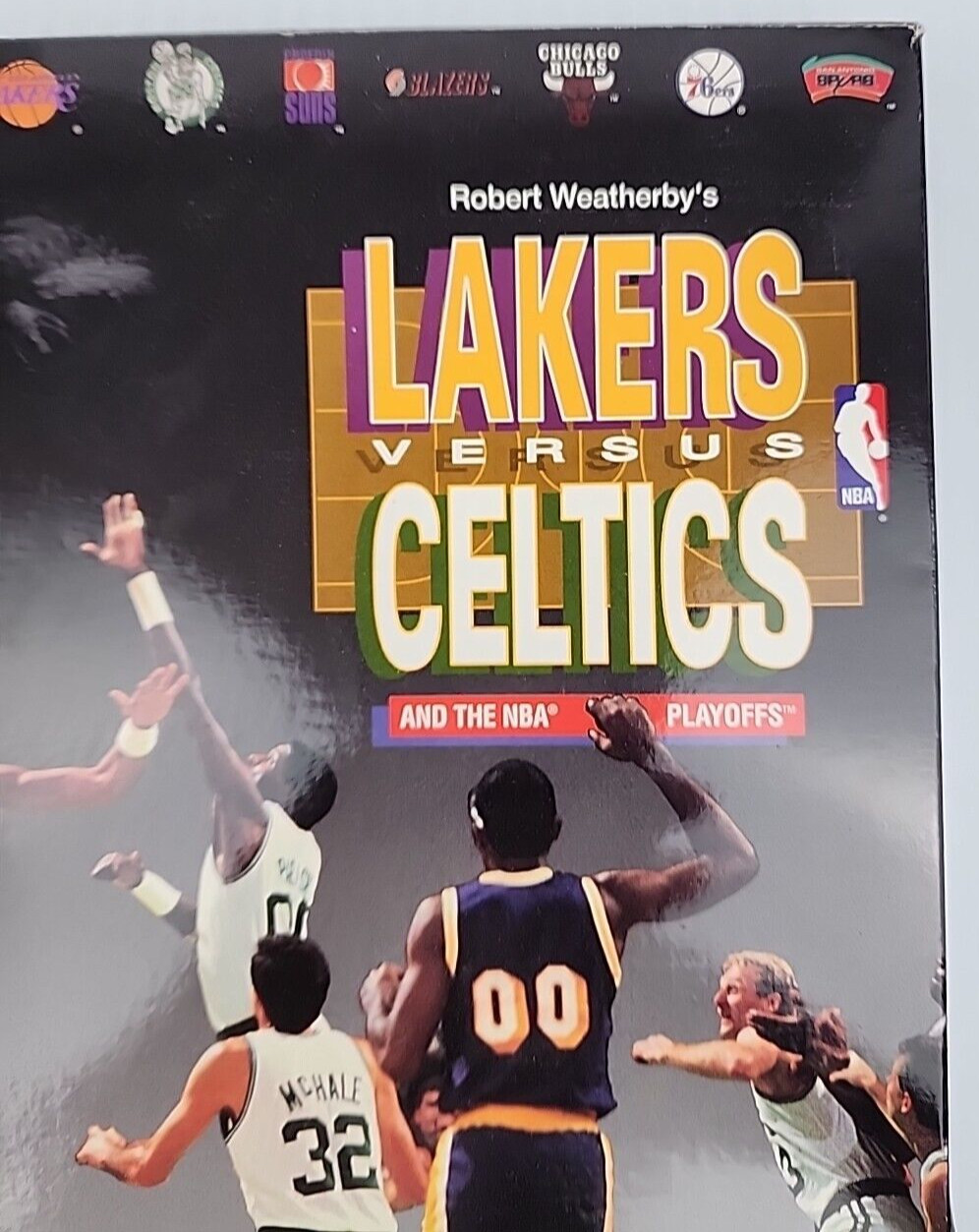 Robert Weatherby Lakers Versus Celtics IBM PC 5.25″ Disk 1989 Rare EA
