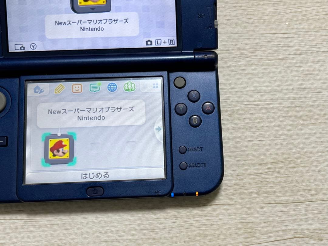 Nintendo New 3DS LL XL Console Metallic Blue Handheld Japan Region Locked 0294