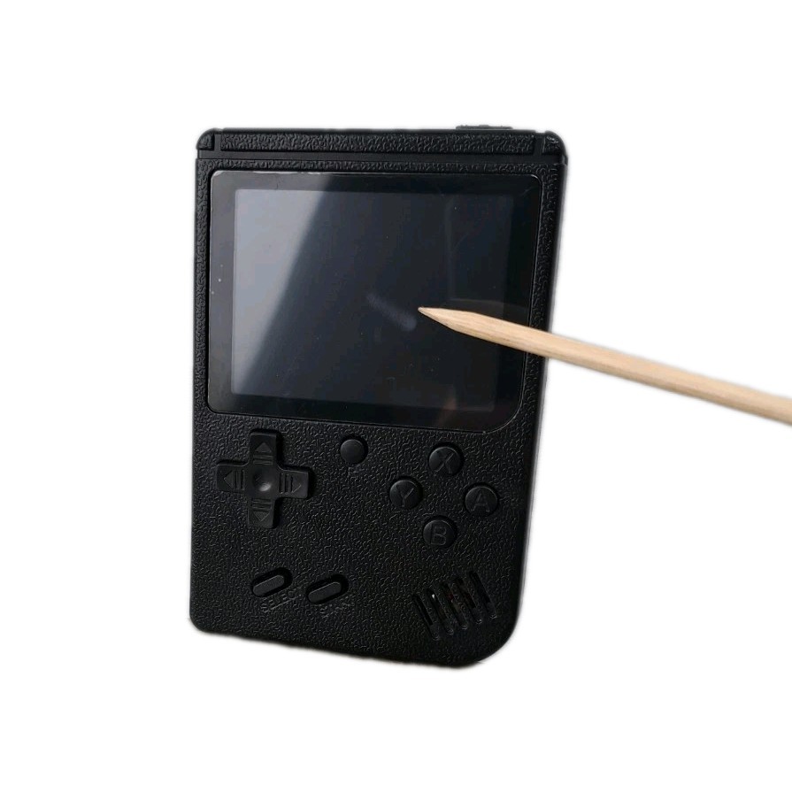 500 In 1 Retro Handheld Game Console Black Portable Tested Works