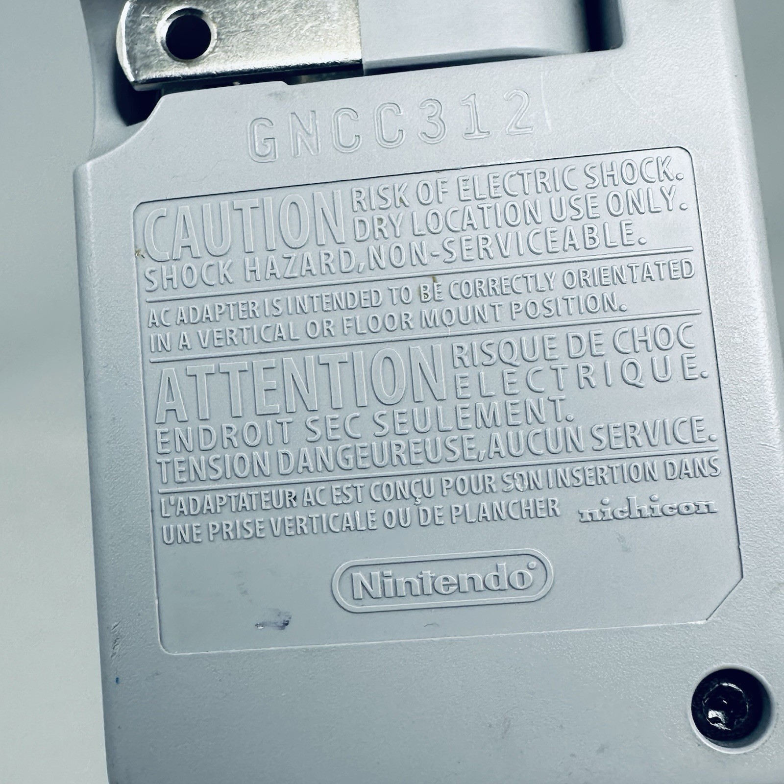 Nintendo WAP-002 3DS XL 3DS AC Adapter Charger Cable Cord Tested Authentic