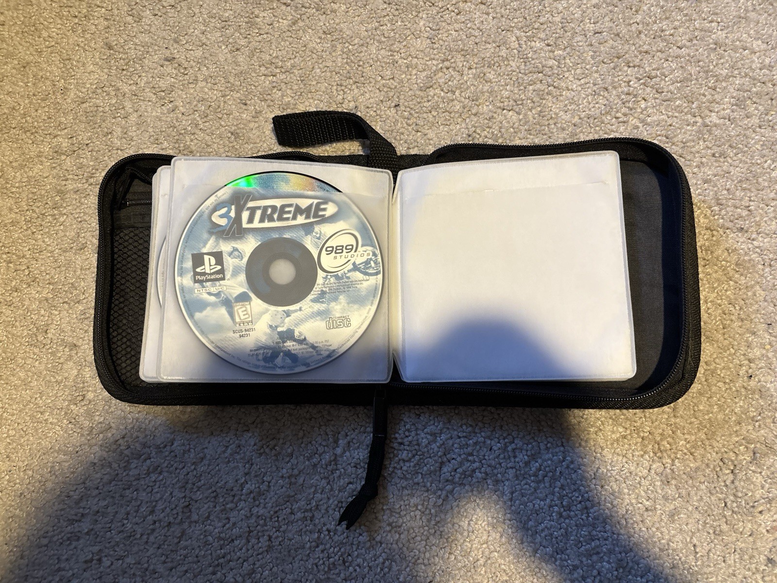 PlayStation 1 20-Pack Carrying Case + LOT OF 12 Games Sony PS1, Disc Only