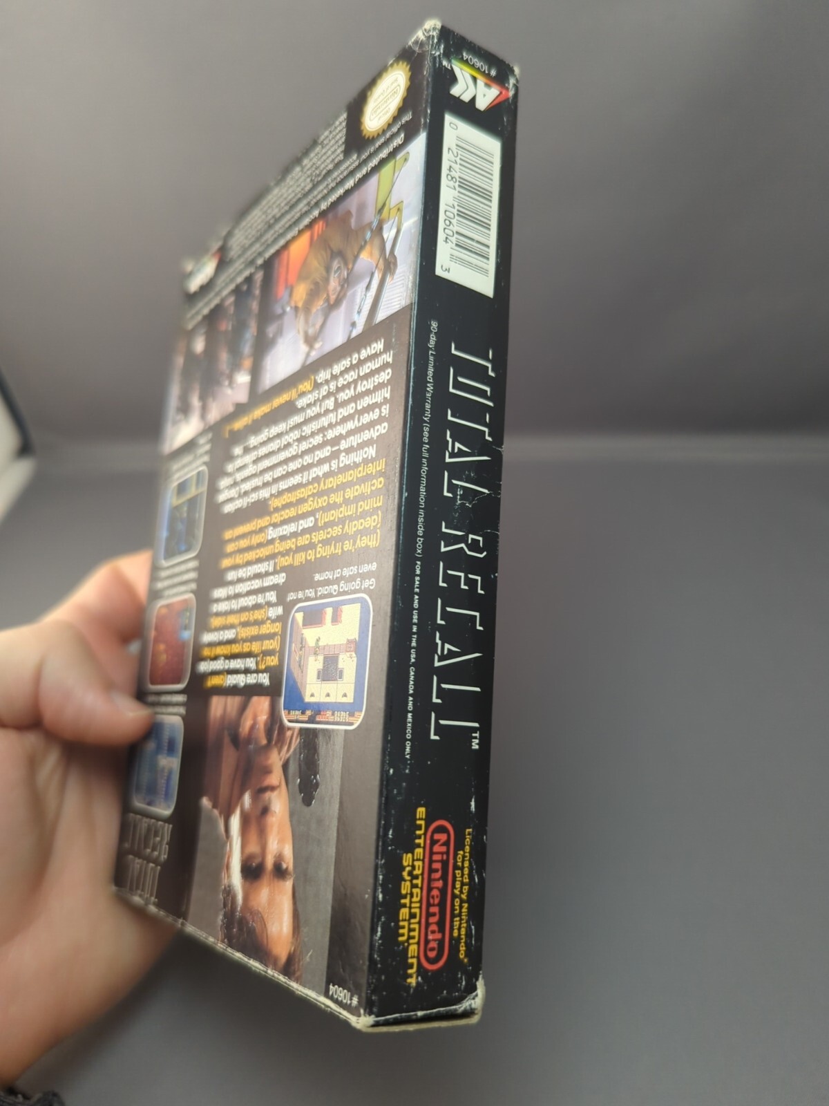 * Total Recall (Nintendo Entertainment System NES, 1990) Complete CIB