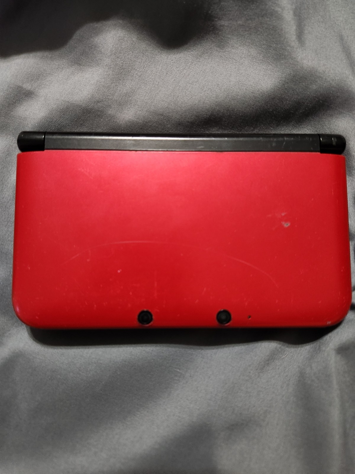 Nintendo 3DS XL Portable Gaming Console – Red and Black. Check description