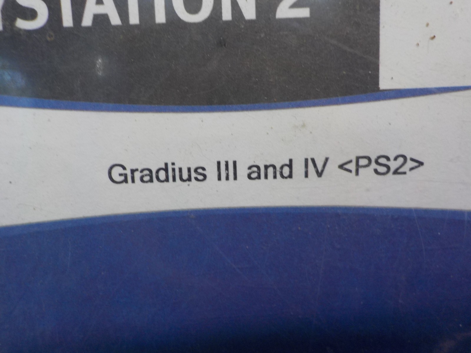 Gradius III 3 and IV 4 Ps2 Sony Playstation 2 Disc Only Tested & Cleaned