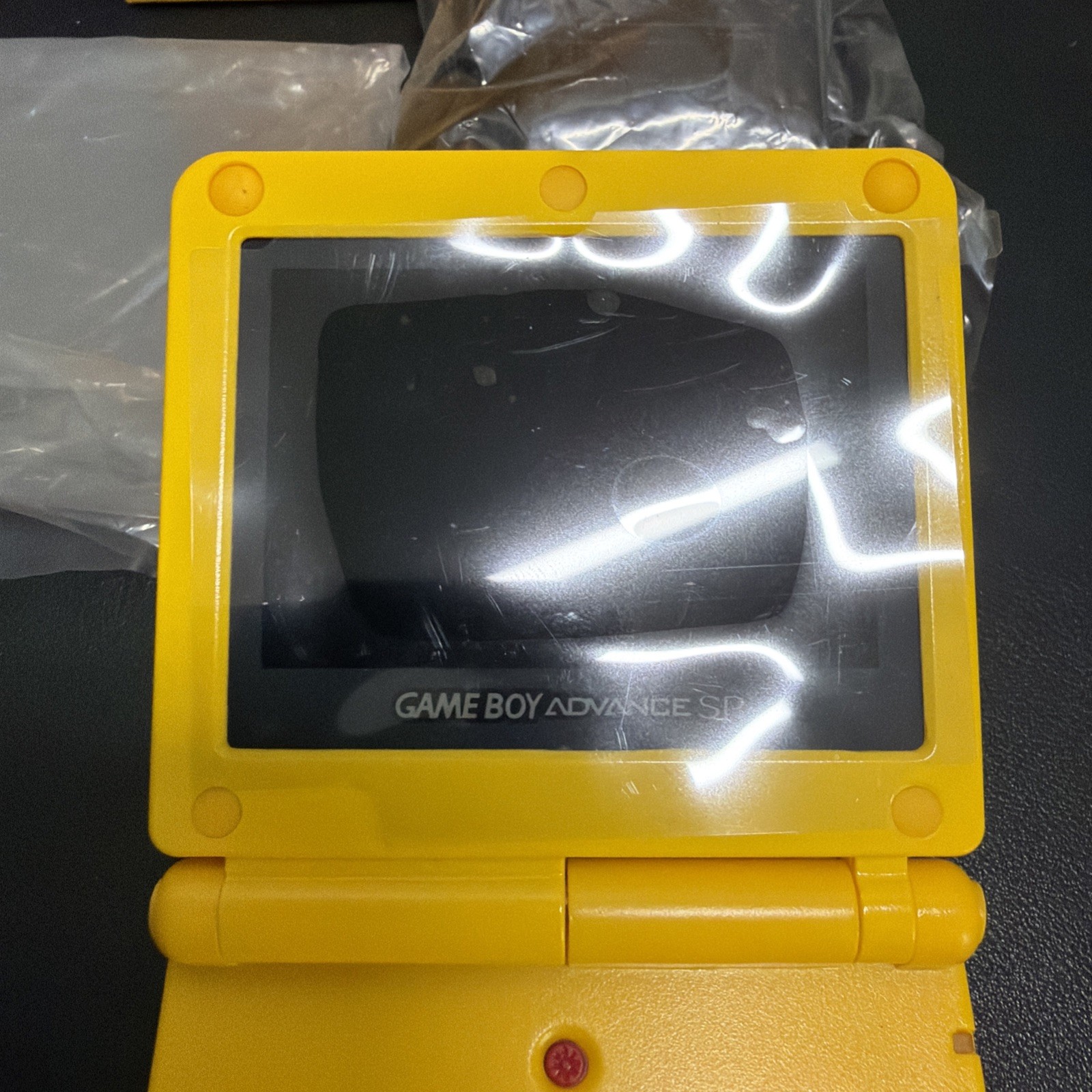 Nintendo Game Boy Advance SP Pikachu Handheld Brighter IPS Screen Yellow
