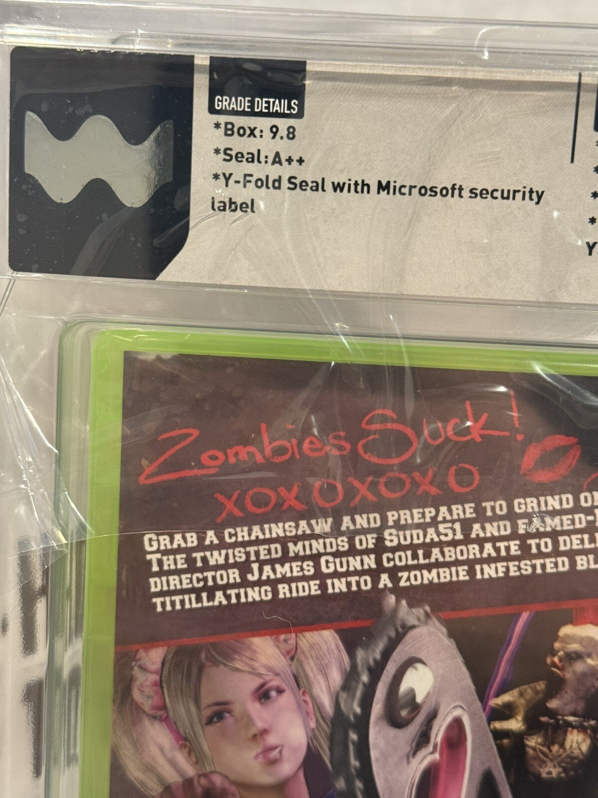 Lollipop Chainsaw (Microsoft Xbox 360, 2012) Sealed Graded Wata 9.8 A++