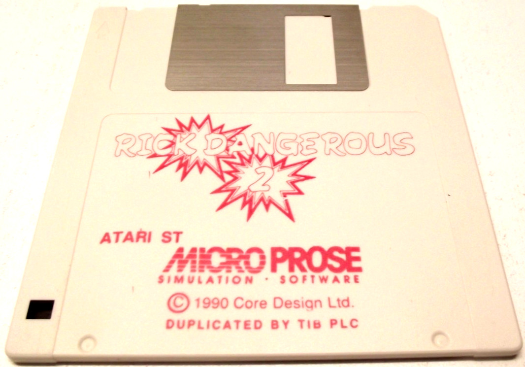 Rick Dangerous 2 (Atari ST) COMPLETE IN BOX Core Design / Micro Style