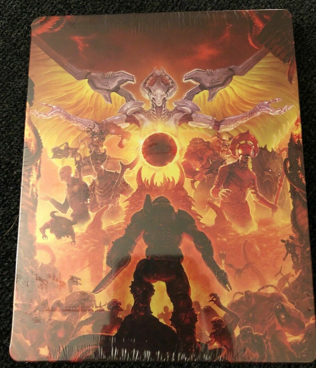 Doom Eternal Scanavo Exclusive Collectors Steelbook Only NEW SEALED (NO GAME)