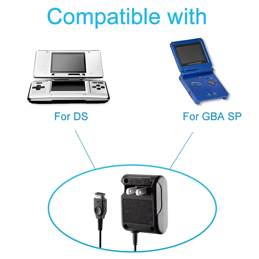 New Wall Adapter Charger Cable For Nintendo DS Game Boy Advance GBA SP NTR-002