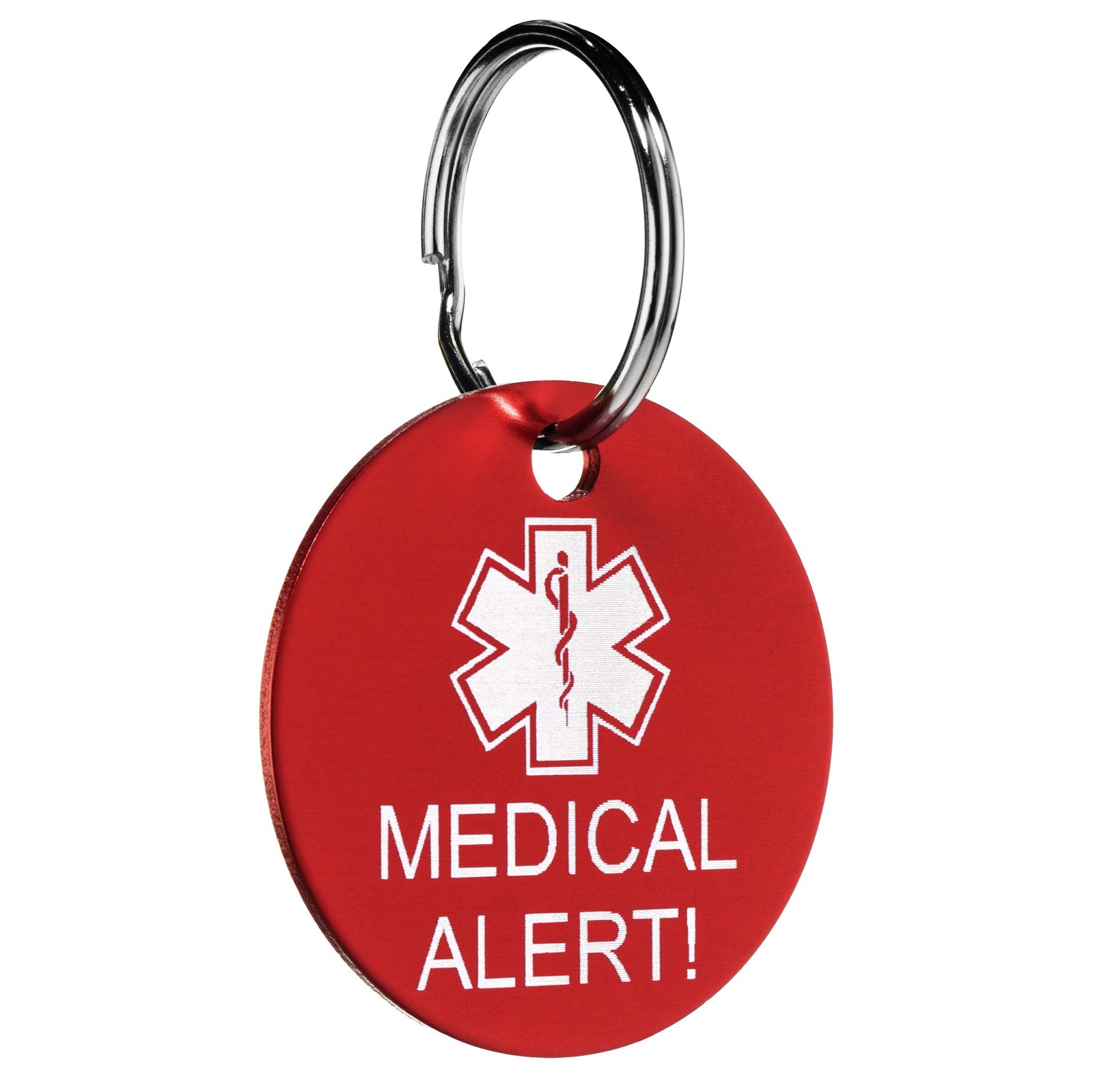 Providence Engraving 2 Personalized Medical Alert ID 2 Piece Assortment, Red