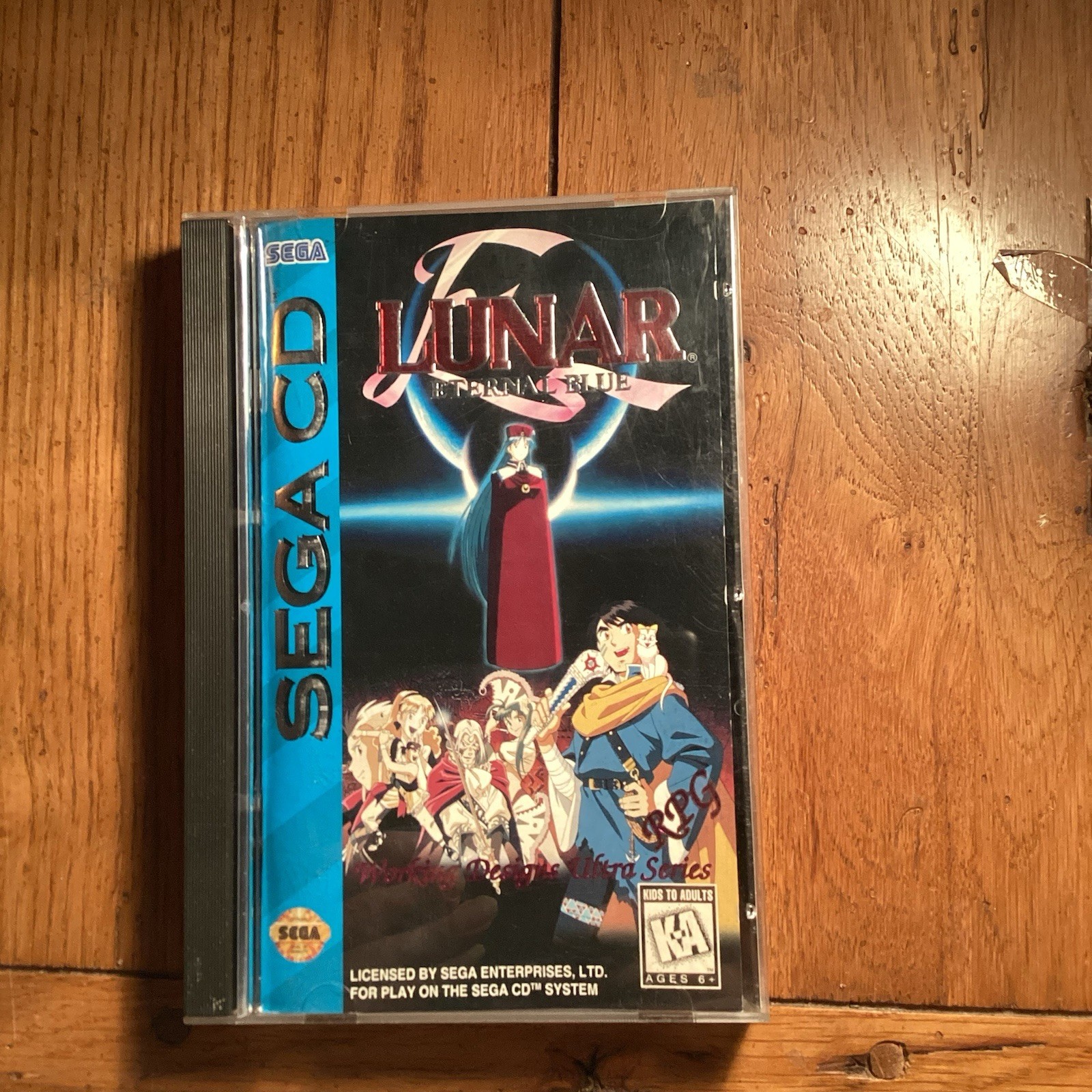 Lunar: Eternal Blue & Lunar Silver Star, 2 Game Sega CD RPG Lot, CIB Complete
